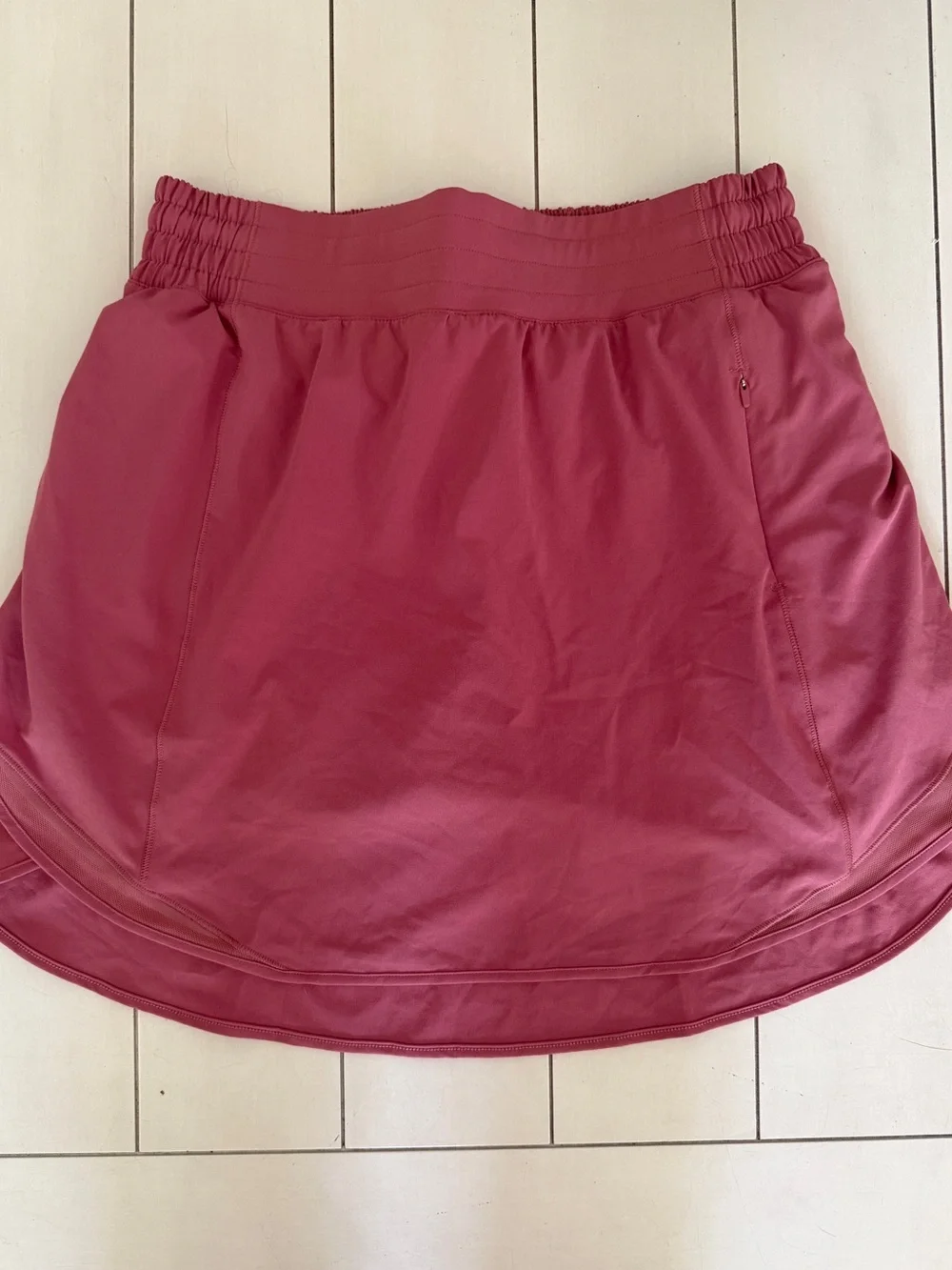 Lululemon Pace Setter Skirt Size 8 Dusty Rose Pink Running Skort